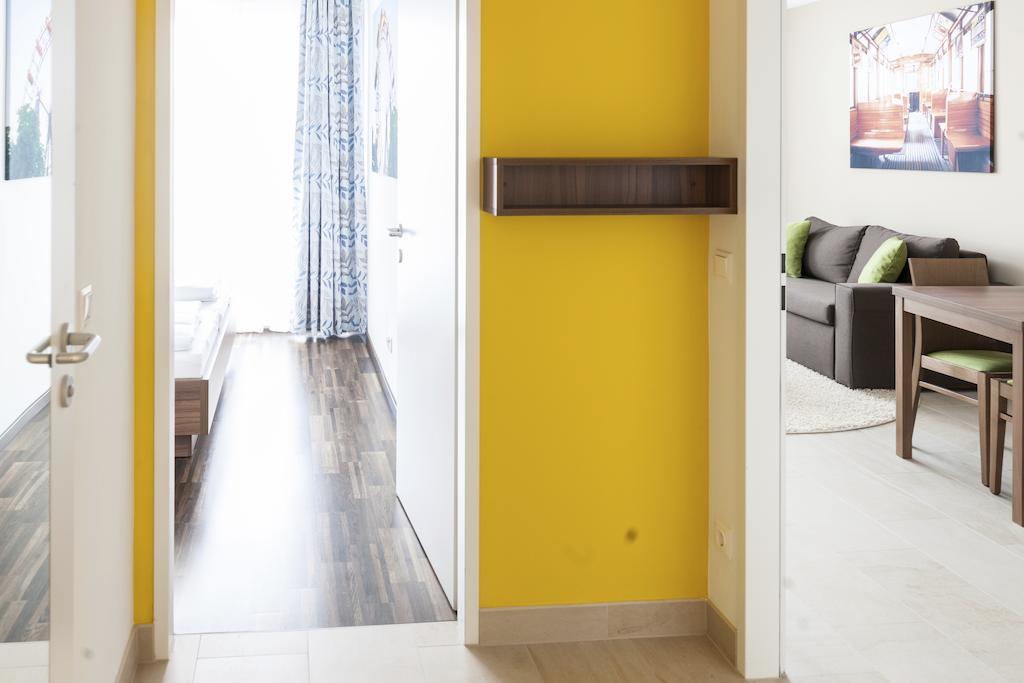 Ig City Apartments Danube Lodge Bécs Szoba fotó